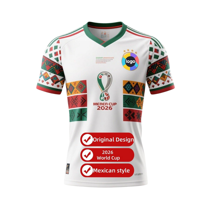 2026 Football World Cup Fan Jersey Mexico Style